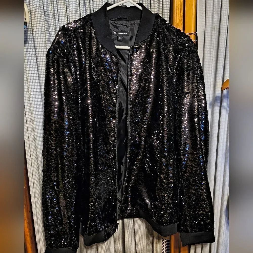 INC sequined jacket